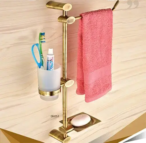Rose Gold bathroom accessories